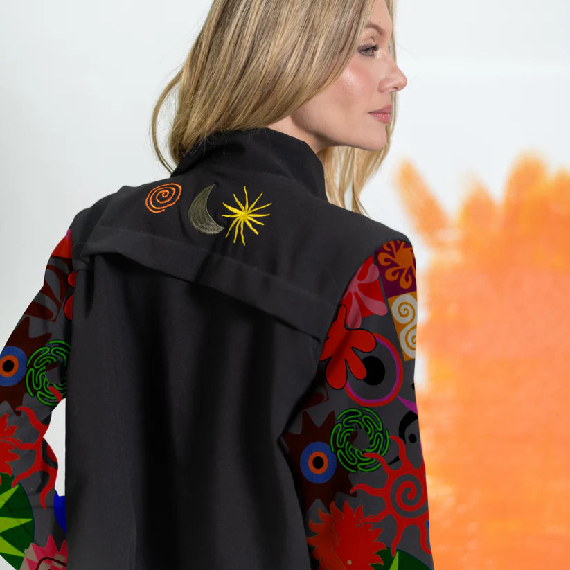 Chaqueta Indómita Doble faz Negra