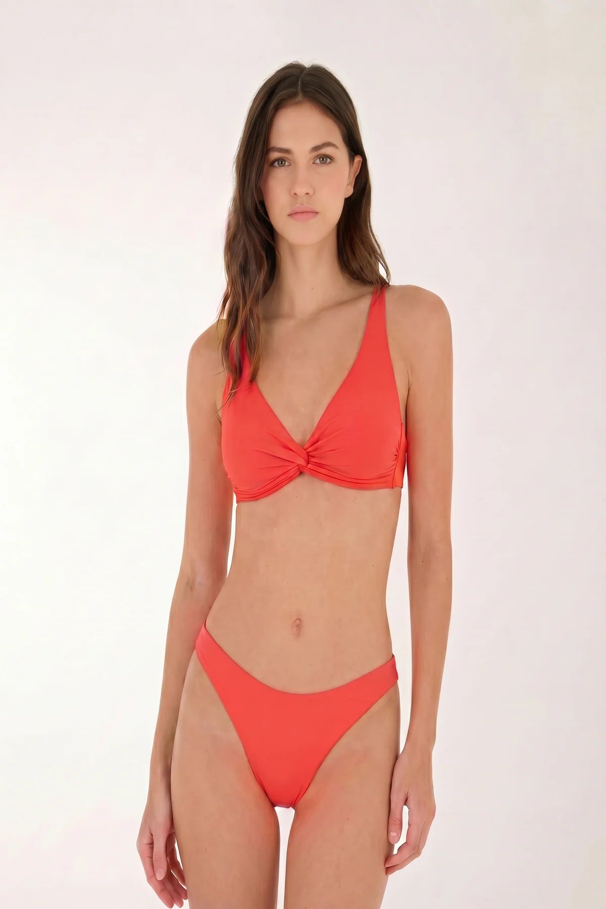 The Knotty Top & Classic Bottom Sunny Red