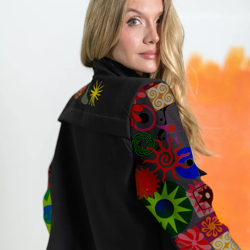 Chaqueta Indómita Doble faz Negra