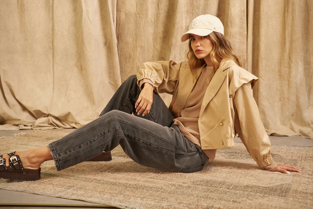 Chaqueta Trench Coant Caqui