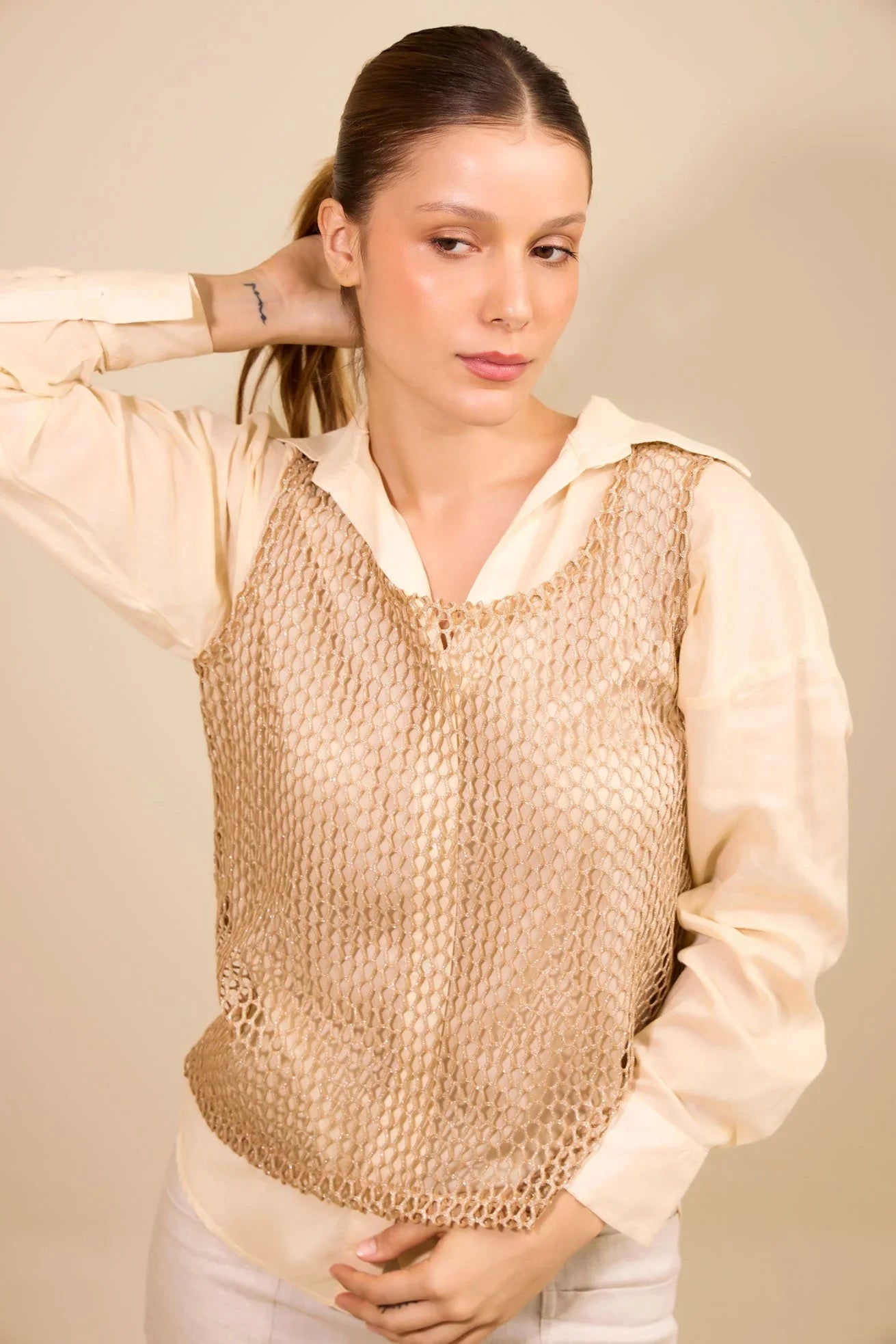 Camisa Odisea Vainilla